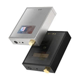Shanling EM5 desktop streamer, DAC and amp, silver and black