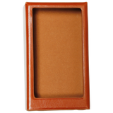 Shanling UP6 leather case, brown, front