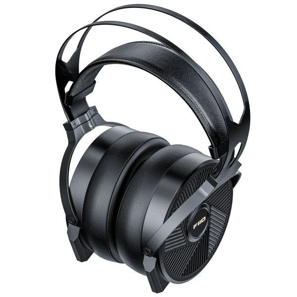 FiiO FT5 open-back planar headphones, angled from the other side