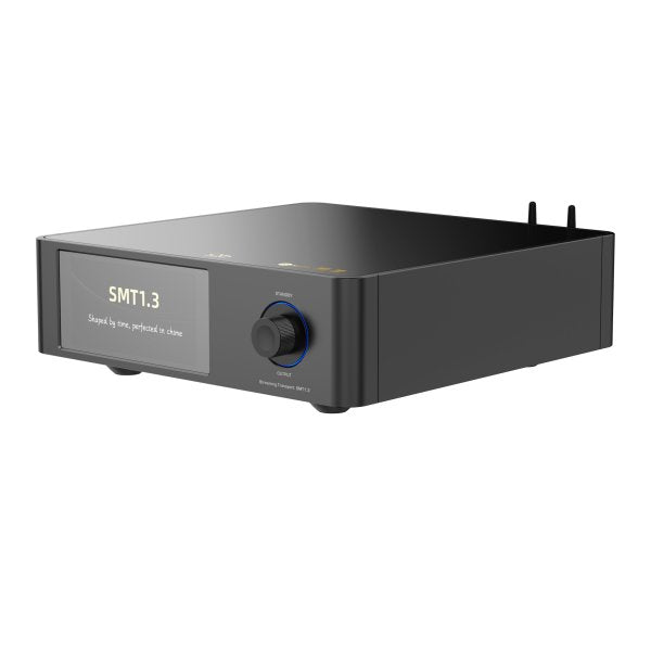 Shanling SMT1.3 streamer and digital transport, black, angled