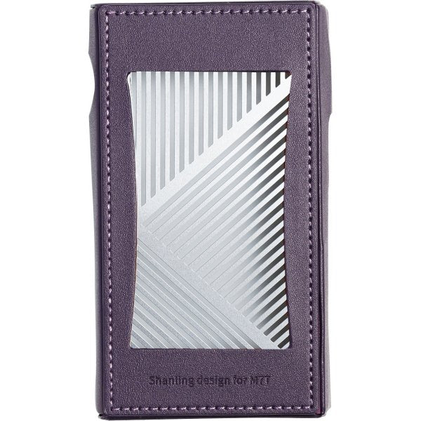 Shanling M7T leather case, purple, back