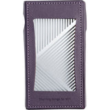 Shanling M7T leather case, purple, back
