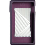 Shanling M7T leather case, purple, front