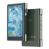 Shanling M3 Ultra music player, green, front and back