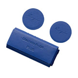Cayin RU6 leather case, blue, with end caps