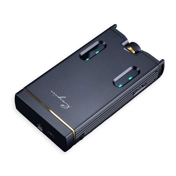 Cayin C9ii portable headphone amp, angled from above