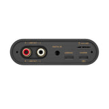 Shanling H7 portable DAC and headphone amp, black, output sockets