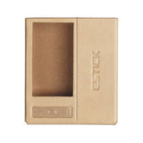 FiiO QX13 and ESTICK combo case, brown, open