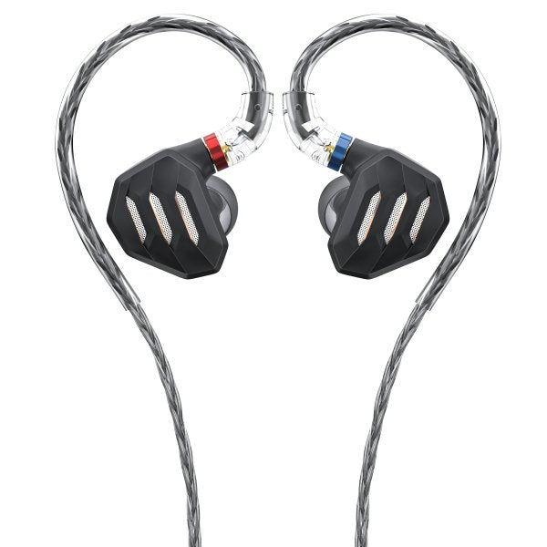 FiiO FH7s hybrid in-ear monitors, with cable