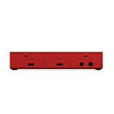 FiiO DM15 R2R CD player, red, rear panel