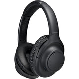 Audio-Technica ATH-S300BT noise-cancelling headphones, black, angled
