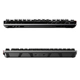 FiiO KB3 mechanical keyboard with DAC/amp, silver, front and back edges