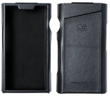 Shanling M8T leather case, black, front and back