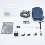 DUNU EST 112 hybrid in-ear monitors, box contents