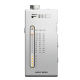 FiiO RR11 portable radio, silver, front