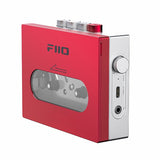 FiiO CP13 cassette player, red, angled