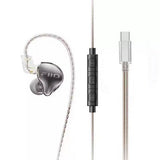 FiiO JD10 in-ear earphones, black, USB-C version with mic