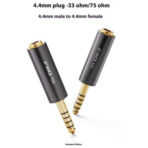 FiiO impedance adaptor, 4.4 mm, 33 and 75 ohm, standard edition
