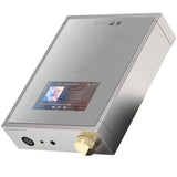 Shanling EM5 desktop streamer, DAC and amp, silver, from above