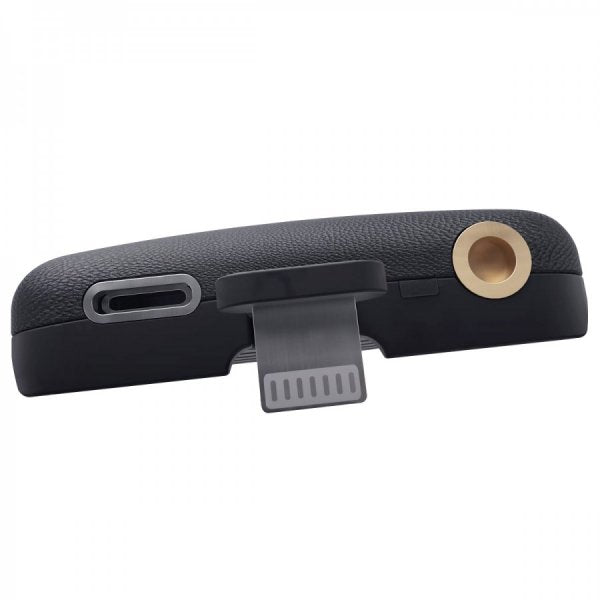 IKKO ITM05 Music Patch DAC and amp, edge with socket and connector