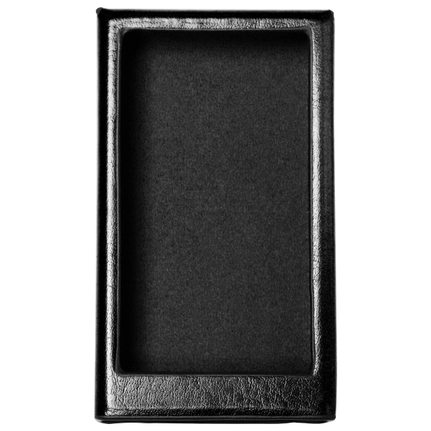 Shanling UP6 leather case, black, front