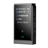 Shanling UP6 Bluetooth DAC and headphone amp, grey, front with screen