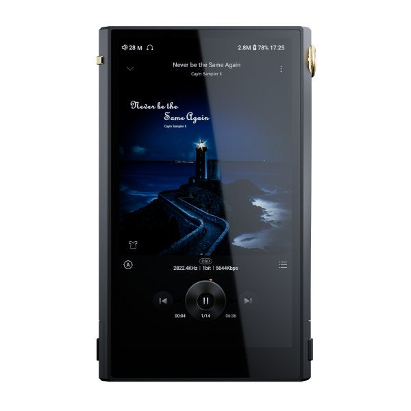 Cayin N6iii R202 music player, front with screen