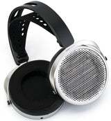 HiFiMAN HE600 planar headphones, angled from above