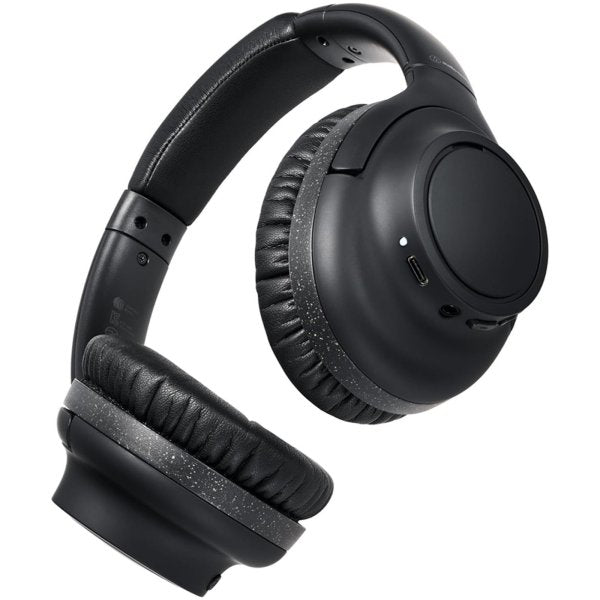 Audio-Technica ATH-S300BT noise-cancelling headphones, black, folded