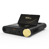 Shanling M30 Pro modular player, angled, screen raised