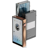 Shanling M3 Plus music player, mocha, front and back