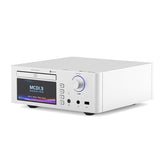 Shanling SCD1.3 SACD player, silver, angled