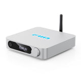 FiiO SR11 desktop streamer, silver, angled