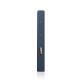 FiiO M33 R2R music player, blue, side view