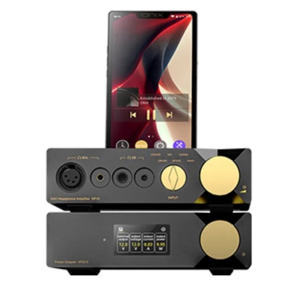 Onix Miracle streaming centre, front with player docked