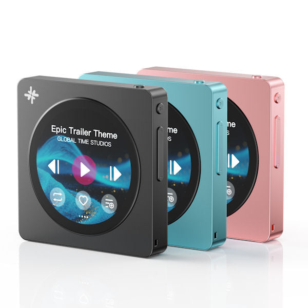 FiiO Snowsky Disc music player, black, blue and pink