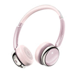 FiiO Snowsky Anytime noise-cancelling Bluetooth headphones, pink, angled