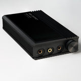 iBasso PB5 portable tube amp, angled from the other side