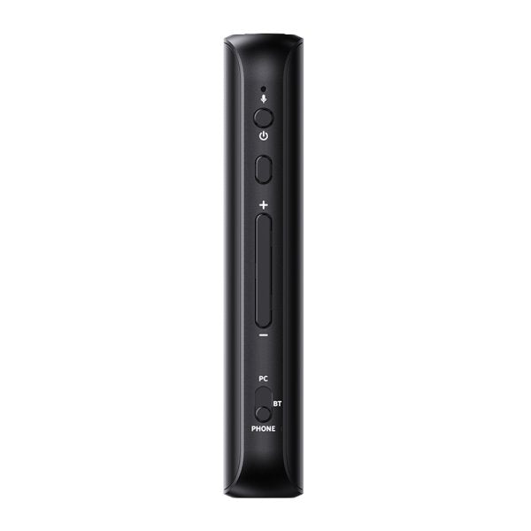 FiiO BTR15 Bluetooth headphone amp, black, side view