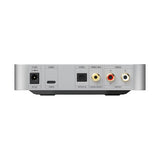 FiiO K11 desktop DAC and headphone amp, silver, rear panel