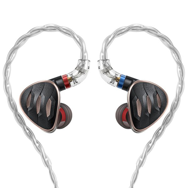FiiO FH5s in-ear monitors, black, with cable