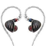 FiiO FH5s in-ear monitors, black, with cable