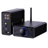 FiiO K7 desktop DAC and headphone amp, Bluetooth version, front and rear