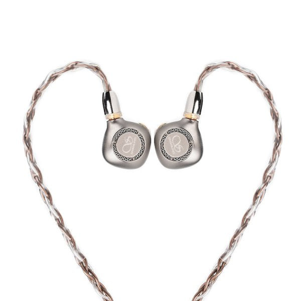 Shanling MG800 semi-open in-ear monitors, with cable