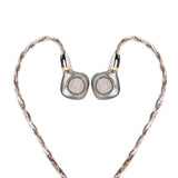Shanling MG800 semi-open in-ear monitors, with cable