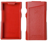 Shanling M8T leather case, red, front and back