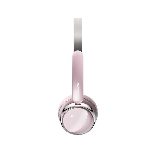FiiO Snowsky Anytime noise-cancelling Bluetooth headphones, pink, side view