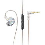 FiiO JD10 in-ear earphones, transparent, 3.5 mm version with mic