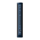 FiiO BTR15 Bluetooth headphone amp, blue, side view