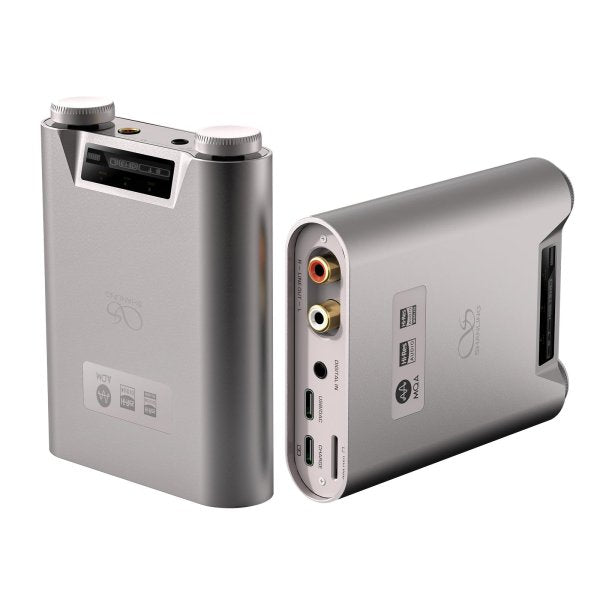 Shanling H5 portable DAC and headphone amp, titanium and black